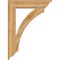 Ekena Millwork Thorton Traditional Rough Sawn Bracket, Western Red Cedar, 6"W x 34"D x 46"H BKT06X34X46THR01RWR - alternate 3